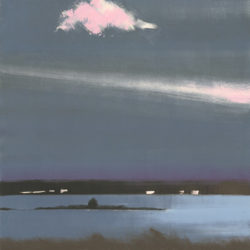 Rachel Burgess, "Pink Cloud", monotype, 39 in. x 28 in., 2019. $1800